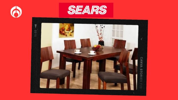 Sears: El comedor de madera que tiene tratamiento contra plagas y está en remate