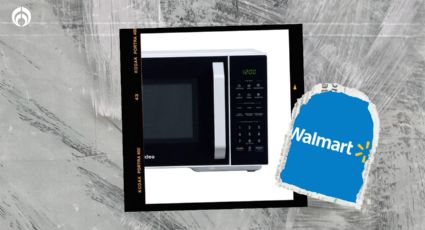 Walmart está vendiendo un microondas elegante con un descuentazo