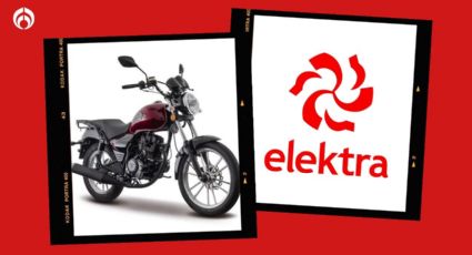 Elektra aplica descuentazo a moto Italika tipo Chopper roja ¡con pago a plazos!