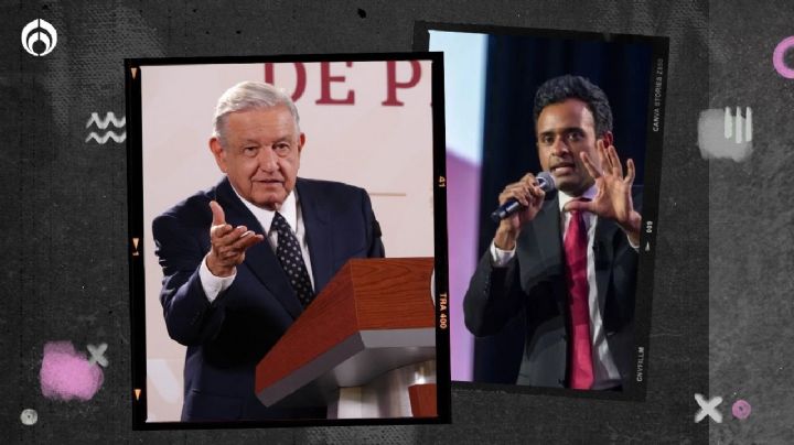 AMLO encara a republicano: pide no votar por Vivek Ramaswamy tras amenazas a México