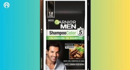 El shampoo de Garnier para hombre que promete cubrir las canas en 5 minutos