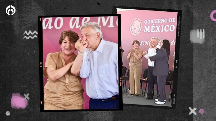 Amor con amor se paga: AMLO besa mano de Delfina Gómez y alcaldesa de Texcoco