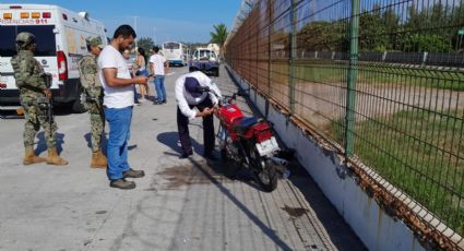 Se presentan 2 accidentes de moto en Boca del Río; uno de ellos por aparente estado de ebriedad