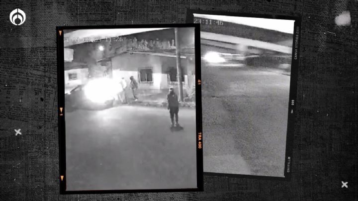 (VIDEO) Asaltantes olvidan granada en auto y les explota; cuatro mueren