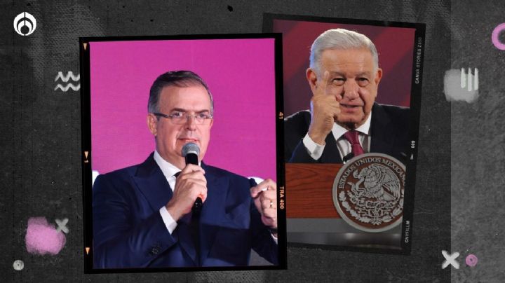 AMLO ‘balconea’ a Ebrard: se cumplieron sus condiciones en la encuesta, dice