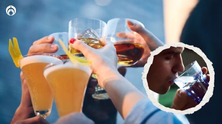 Así puedes evitar la cruda: 3 beneficios del agua cuando consumes alcohol