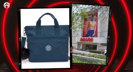 Sears rebaja bolsa Kipling con amplio espacio para el trabajo, viajes o más