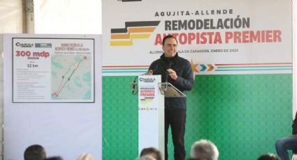 ¡A rodar! Manolo Jiménez revoluciona Coahuila con remodelación de Autopista Agujita-Allende