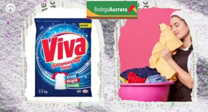 Bodega Aurrera tiene económico el jabón en polvo Viva de 4.5 kilos, especialista en remover manchas