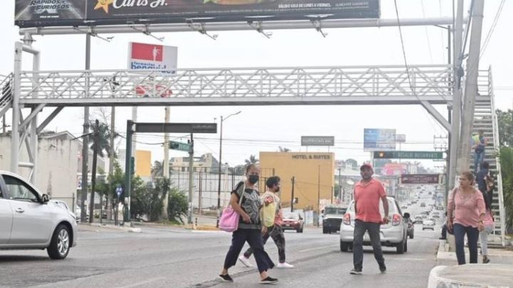 'No son de adorno': Invitan autoridades a usar puentes peatonales en Tampico