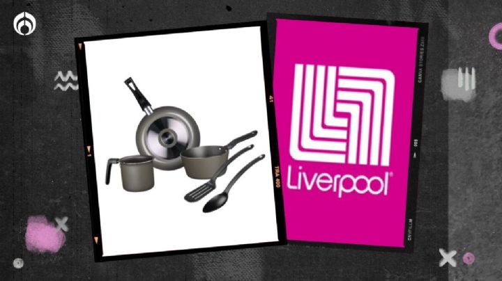 Liverpool remata batería de cocina Ekco de aluminio antiadherente por menos de 600 pesos