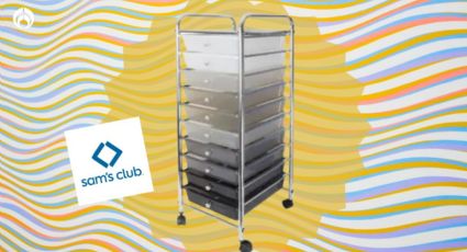 Sam's Club remata carrito multiusos de 10 cajones con resistente estructura metálica