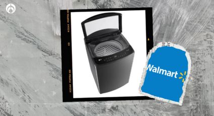 Walmart vende una lavadora súper elegante de LG en color negro, de 19 kg y está con descuentazo