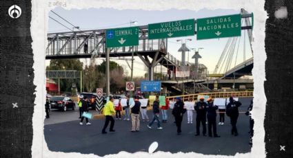 AICM: reabren acceso a Terminal 1 en Circuito Interior tras protesta (VIDEO)