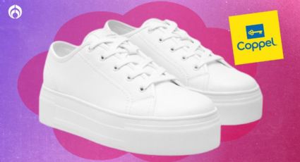 Coppel tiene unos comodísimos tenis blancos Flexi confort para mujer a un precio de locura