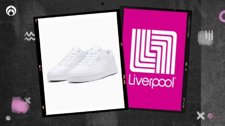 Gran Barata Liverpool remata los tenis PUMA completamente blancos, son un clásico de 1980