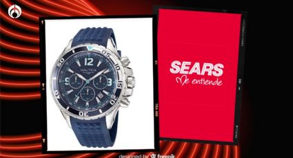 Sears remata reloj Nautica con estilo deportivo y resistencia al agua