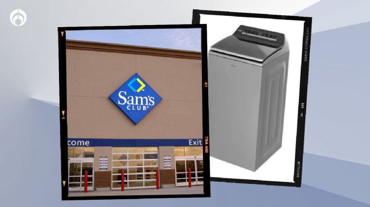 Sam’s Club rebaja lavadora Whirlpool de 28 kg con WiFi y tina de acero inoxidable