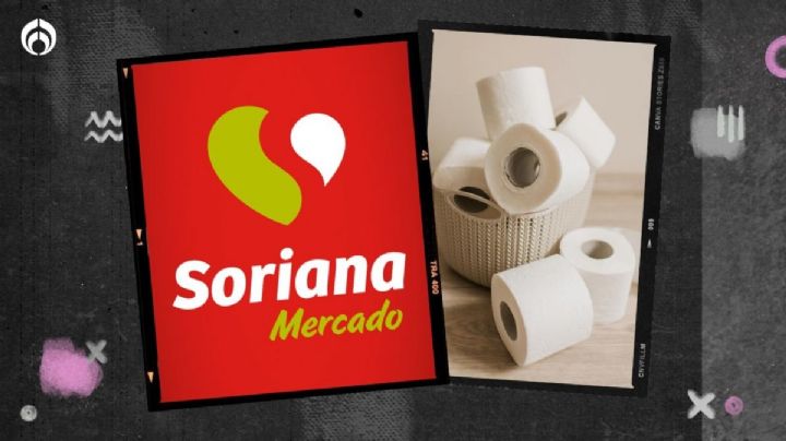 Soriana rebaja el paquete de 12 rollos del papel de baño más resistente en lo húmedo, según Profeco