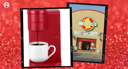 Waldo’s: elegante cafetera de color rojo para cápsulas está a mitad de precio