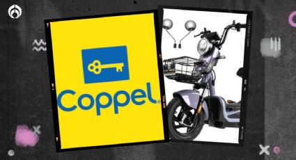 Coppel remata esta motobici eléctrica con canastilla y pantalla HD multiusos