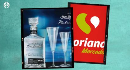 Soriana: kit de tequila Don Ramón cristalino más copas tiene un súper precio