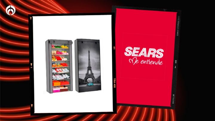 Sears deja baratísima una zapatera de 8 niveles con diseño de la Torre Eiffel