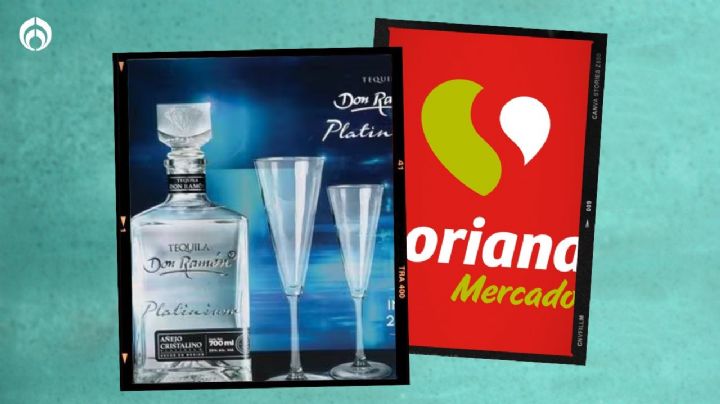 Soriana: kit de tequila Don Ramón cristalino más copas tiene un súper precio