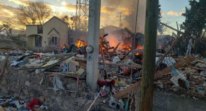 (FOTOS) Fuerte explosión deja lesionados y viviendas destruidas en Sonora