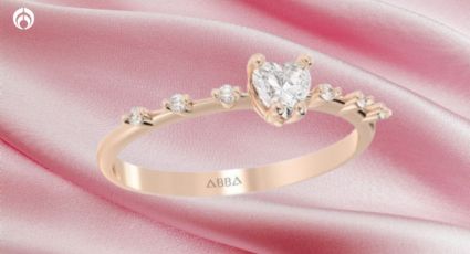 Liverpool rebaja hermoso anillo de promesa; es de oro y con zirconia en forma de corazón