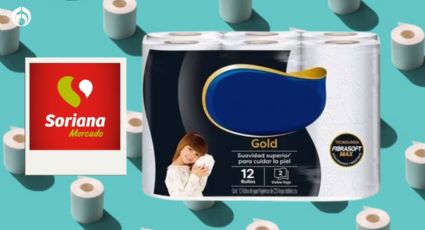 Soriana tiene 'regalado' el paquete de 12 rollos de este papel de baño de lujo extra resistente y suave