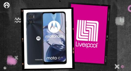 Liverpool remata este Motorola con excelente cámara con descuento del ¡60 por ciento!