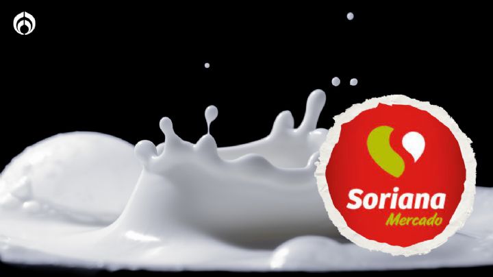 Soriana vende regalada caja de 6 piezas de un litro de la mejor leche deslactosada, según Profeco