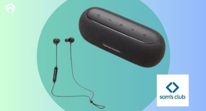 Sam's Club remata combo de bocina portátil Harman Kardon y audífonos de carga rápida