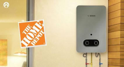 Home Depot rebaja calentador de agua instantáneo Bosch que ahorra 78% de gas y es antisarro