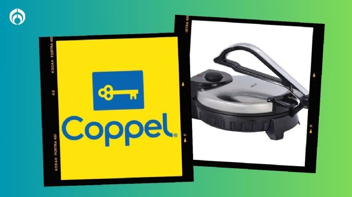 Coppel tiene en remate esta moderna máquina eléctrica para hacer tortillas en segundos