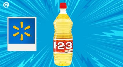 Walmart tiene baratísimo el aceite 1-2-3 de 1 litro que realza el sabor de la comida