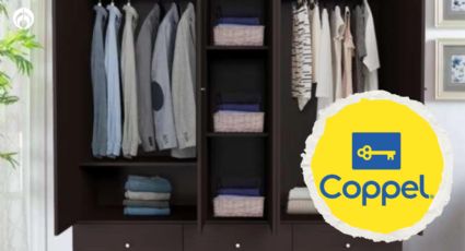 El ropero de madera con cajones que Coppel puso en súper oferta: ¡Es ideal para tu cuarto!