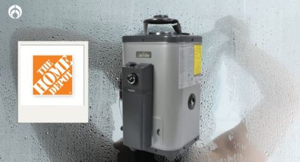 Home Depot remata boiler de paso CALOREX de 6 l práctico, seguro y no requiere presión de agua