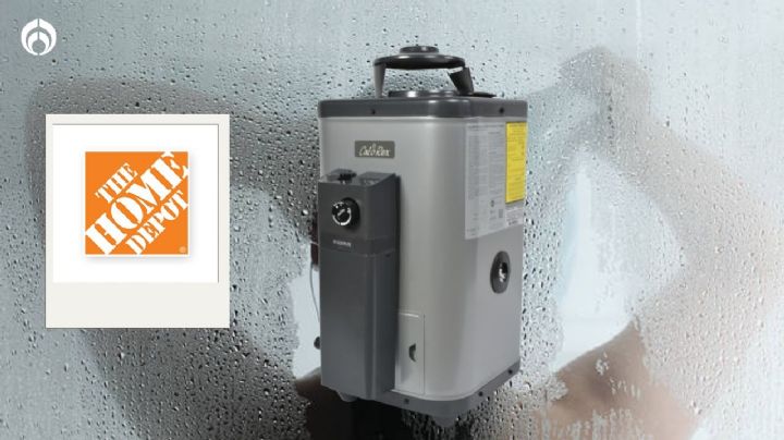 Home Depot remata boiler de paso CALOREX de 6 l práctico, seguro y no requiere presión de agua