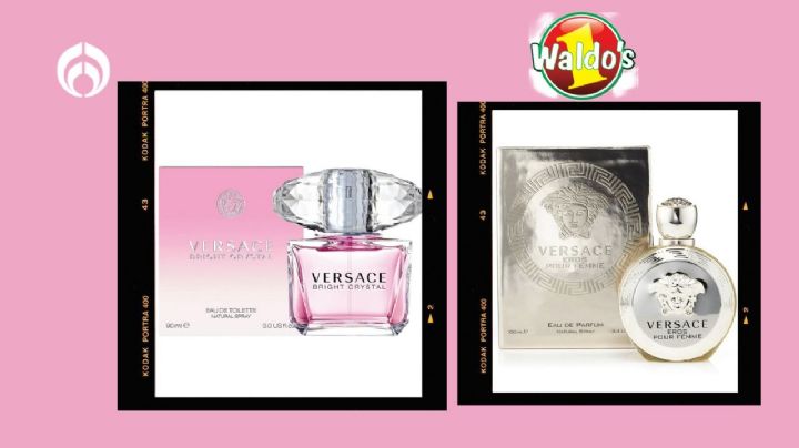 Waldos puso estos perfumes de Versace ¡casi a mitad de precio!