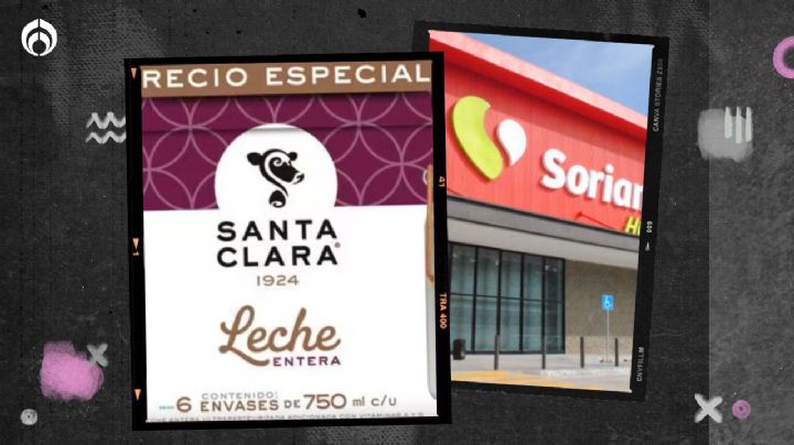Soriana vende baratísima la caja de 6 leches Santa Clara