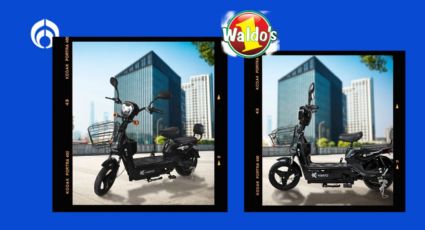 Waldo’s vende super barata esta bicicleta eléctrica con asiento trasero para niños