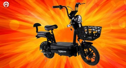 Walmart aplica descuentazo a motobici eléctrica con doble asiento y motor recargable