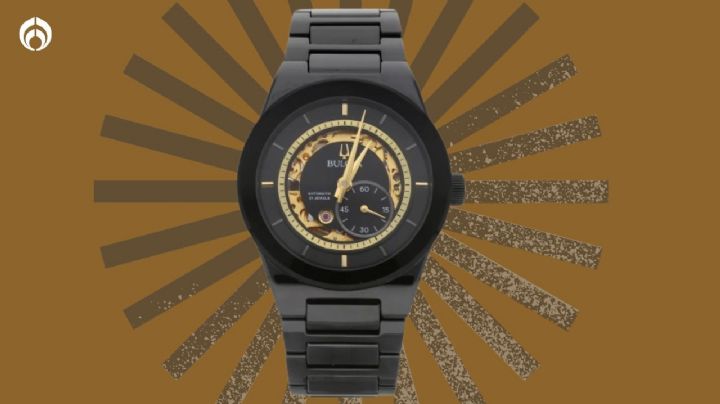 Monte de Piedad: el reloj Bulova negro y elegante para hombre a un precio casi regalado