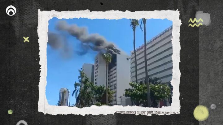 (VIDEO) Hotel Emporio se incendia a casi un mes de reabrir tras 'Otis'