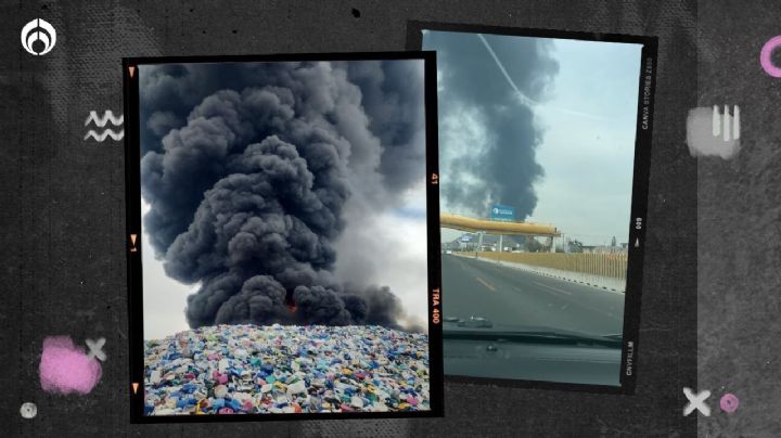 lncendio consume planta recicladora en Valle de Chalco (VIDEO)