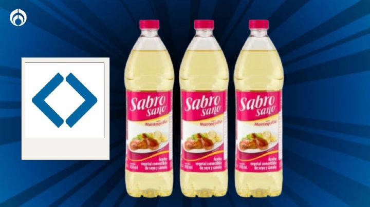 Sam's Club tiene 'regalado' el paquete de 3 aceites Sabrosano sabor mantequilla