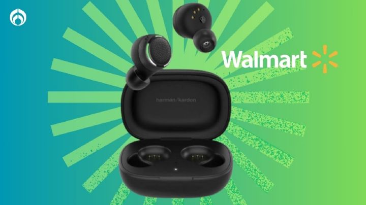 Walmart remata audífonos Harman Kardon con 20 horas de reproducción y resistentes al agua