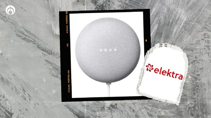 Elektra tiene la bocina de Google Home en color blanco y está baratísima